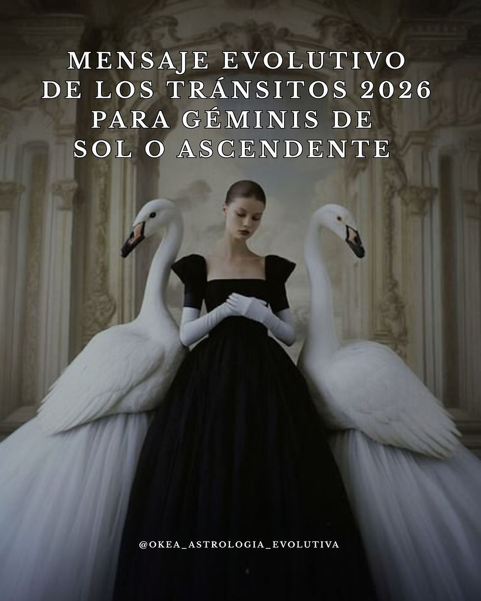 Mensaje evolutivo de los tránsitos 2026 para Géminis de Sol o Ascendente
