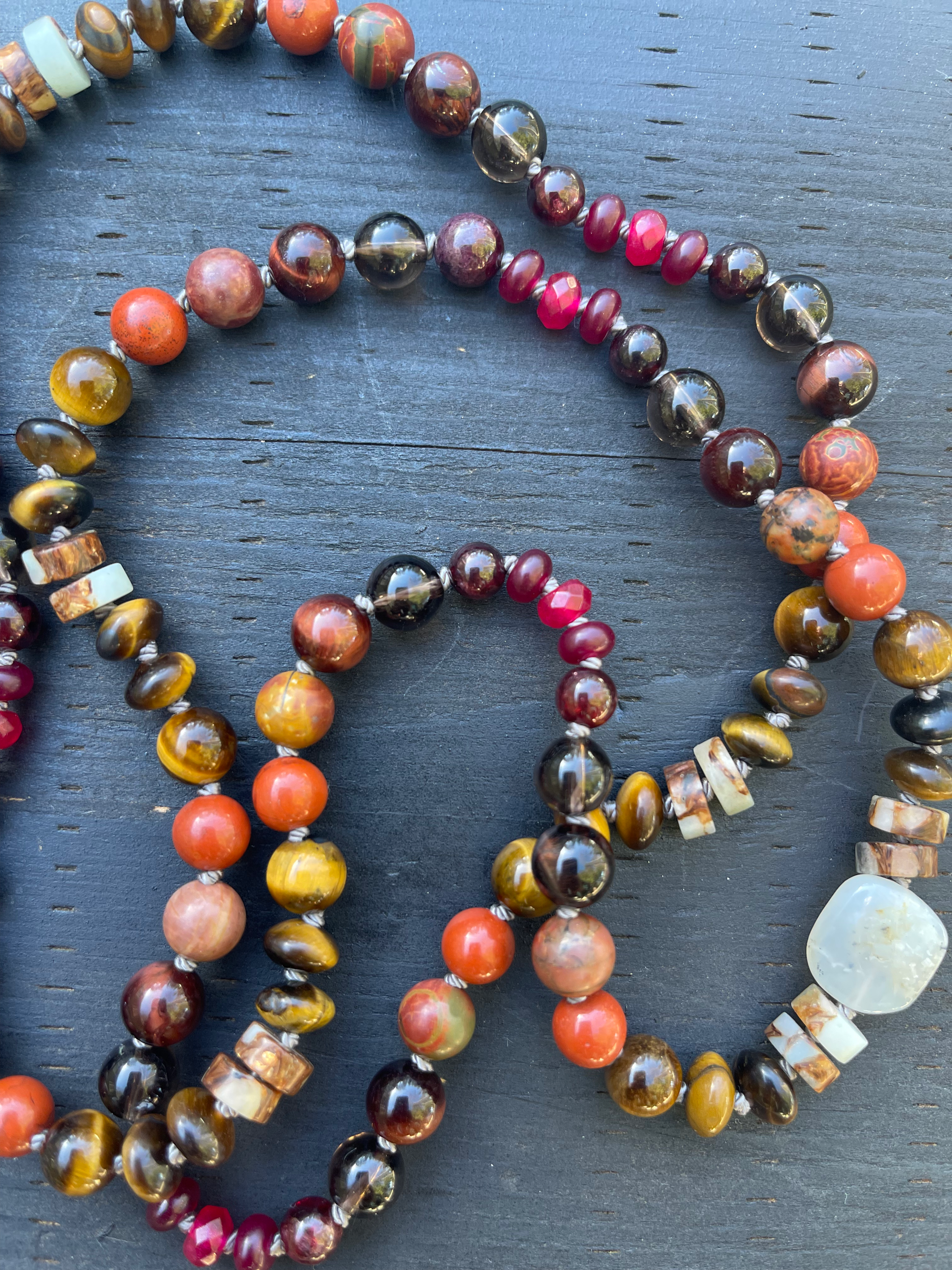 Ruby, Garnet, Impression Jasper...