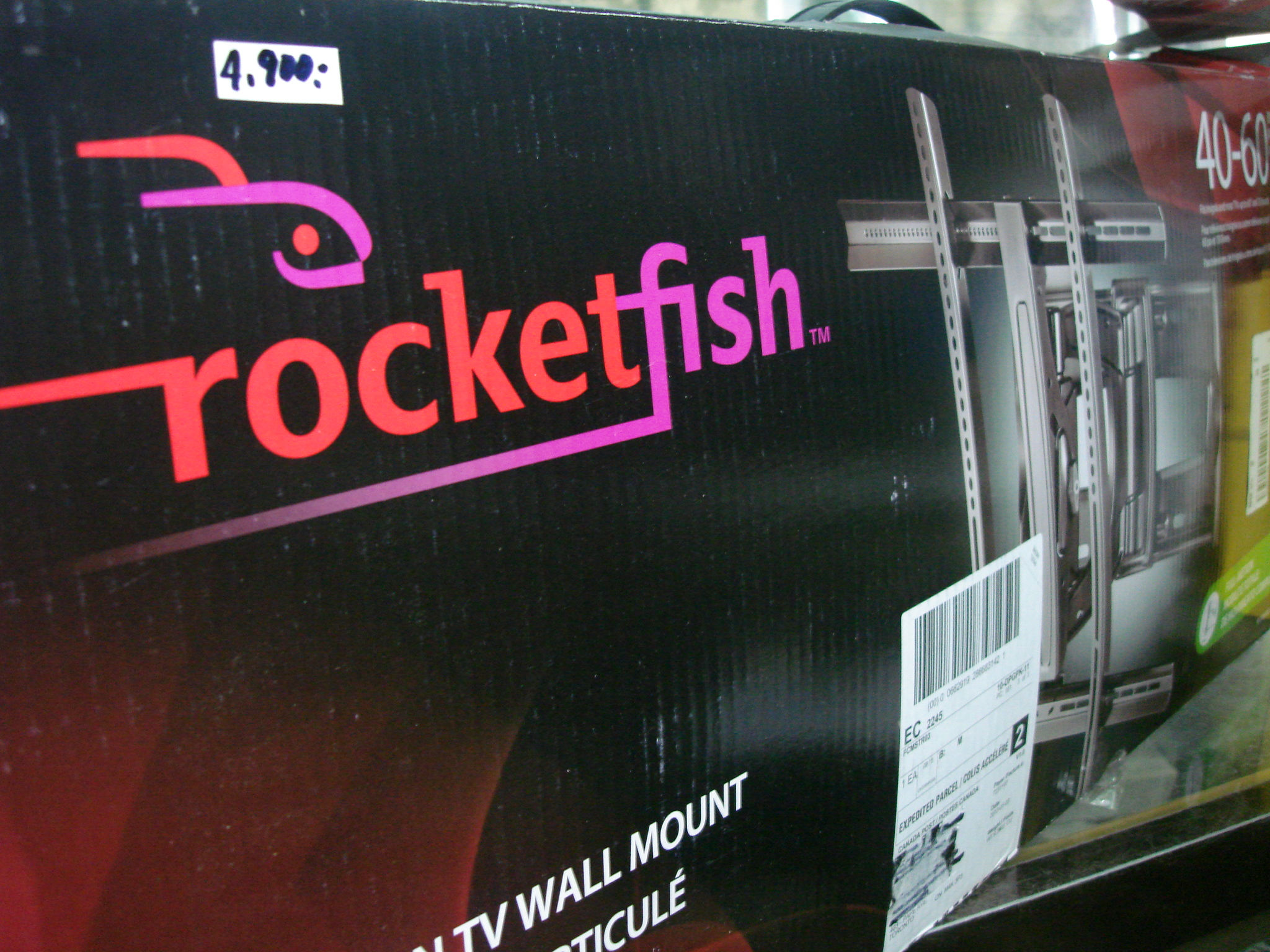 Rocket Fish Full Motion TV wall mount 40 to 60 inc