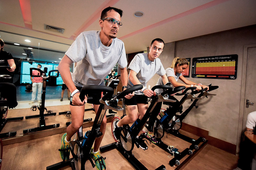 Ramon (Nada, Pedala, Corre), Léo (Corre Sampa) e Fernanda (Corre Nanda)