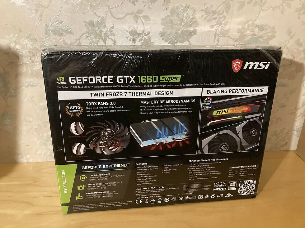 Miniatura: MSI GeForce GTX 1660 super 6GB