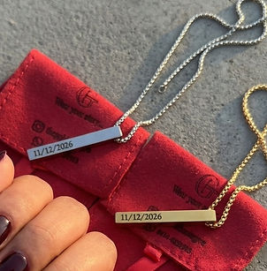 Bar Tag Necklace (Single)