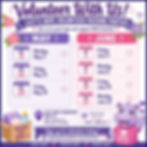 May and June Packing Party Dates