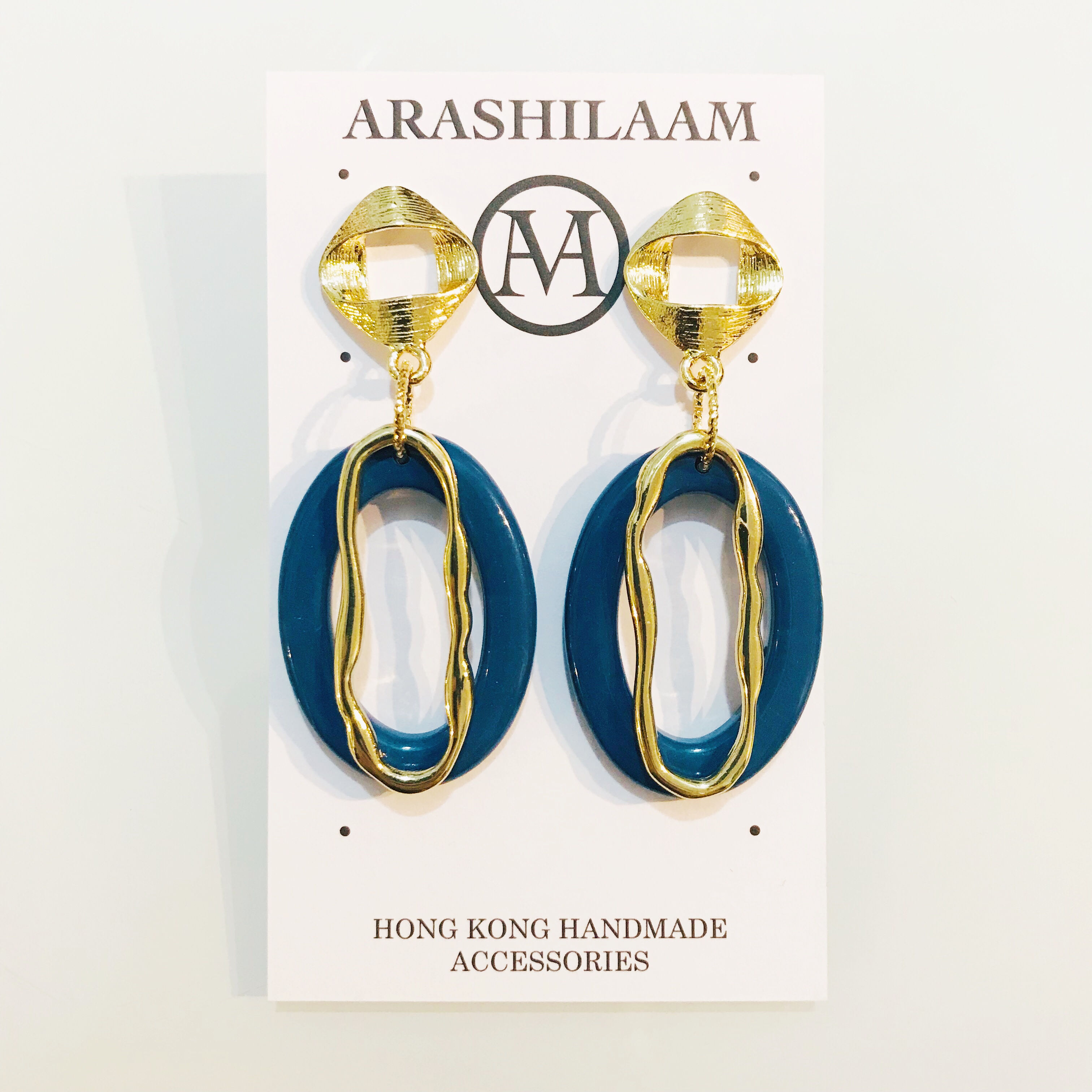 Golden Oval Rings