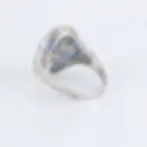 Miniature : Bague style Art Déco Platine Saphirs Diamants