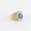 Miniature : Bague Vintage Saphir Diamants