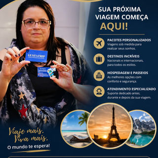 Luize Caparros, fundadora da Gustatrip Viagens e Turismo