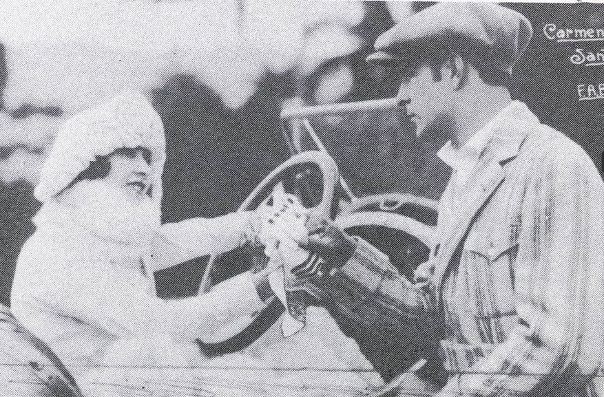 7. Carmen Santos e Alex Ortoff atuando em Mademoiselle Cinema, de 1925. Revista Filme e Cultura. 1967. Fotógrafo desconhecido. Acervo BNRJ.