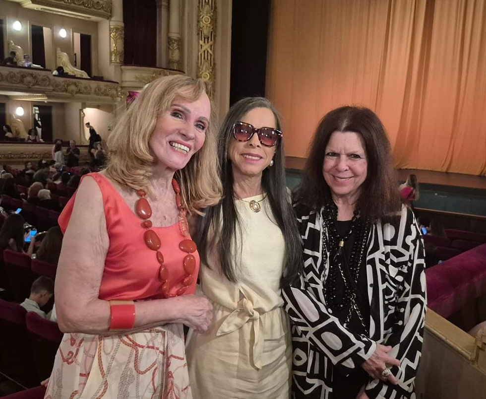 Zizi Magalhães,Vera Aninha e Vanda Klabin 