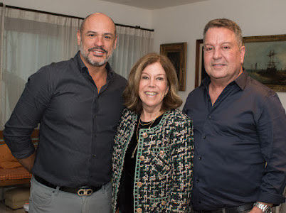 Marcelo Antunes ,Sylvia de Castro e Willians Haubrichs não