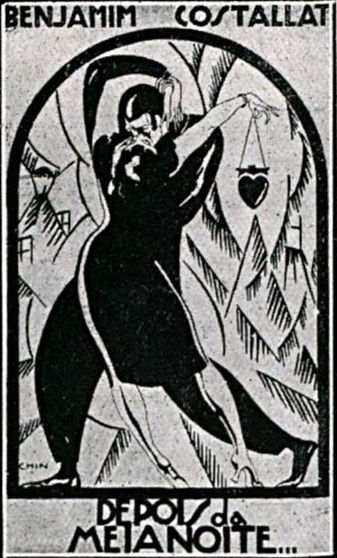 4. Capa do livro Depois da Meia Noite. Semanário Fon Fon. 1922. Reprodução. Acervo BNRJ