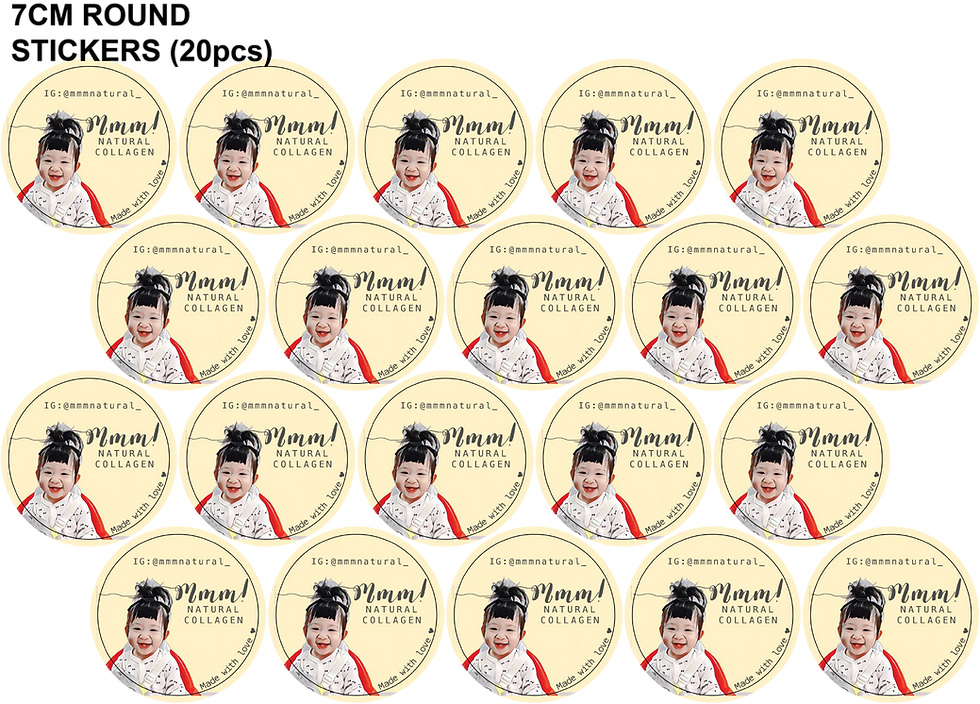 Thumbnail: 70mm (7cm) Round Stickers