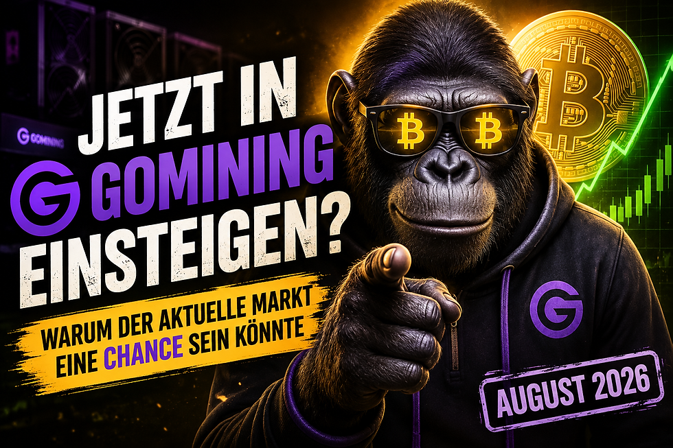 Jetzt in GoMining einsteigen? Warum der aktuelle Markt eine Chance sein könnte
