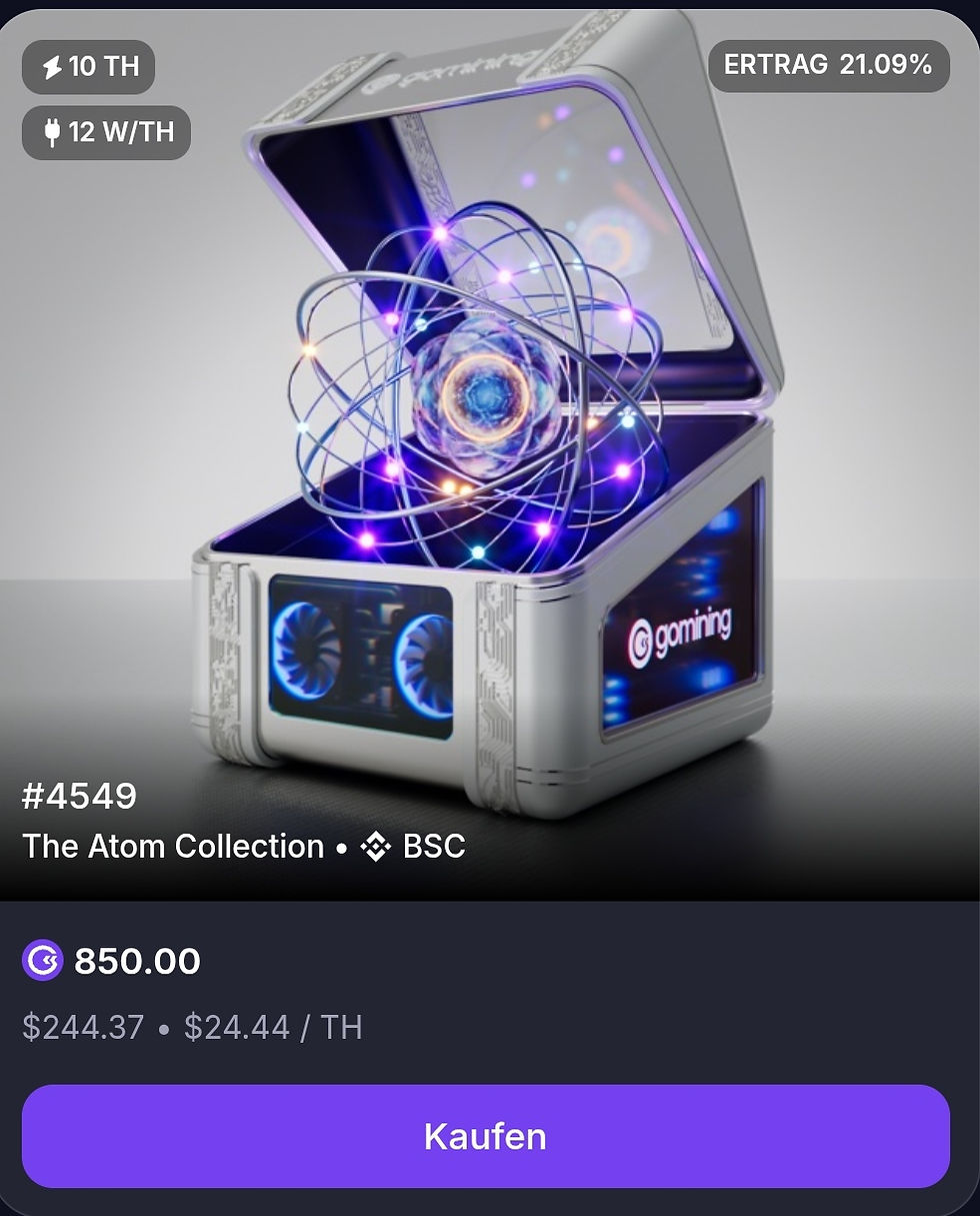 Miner aus dem Marketplace