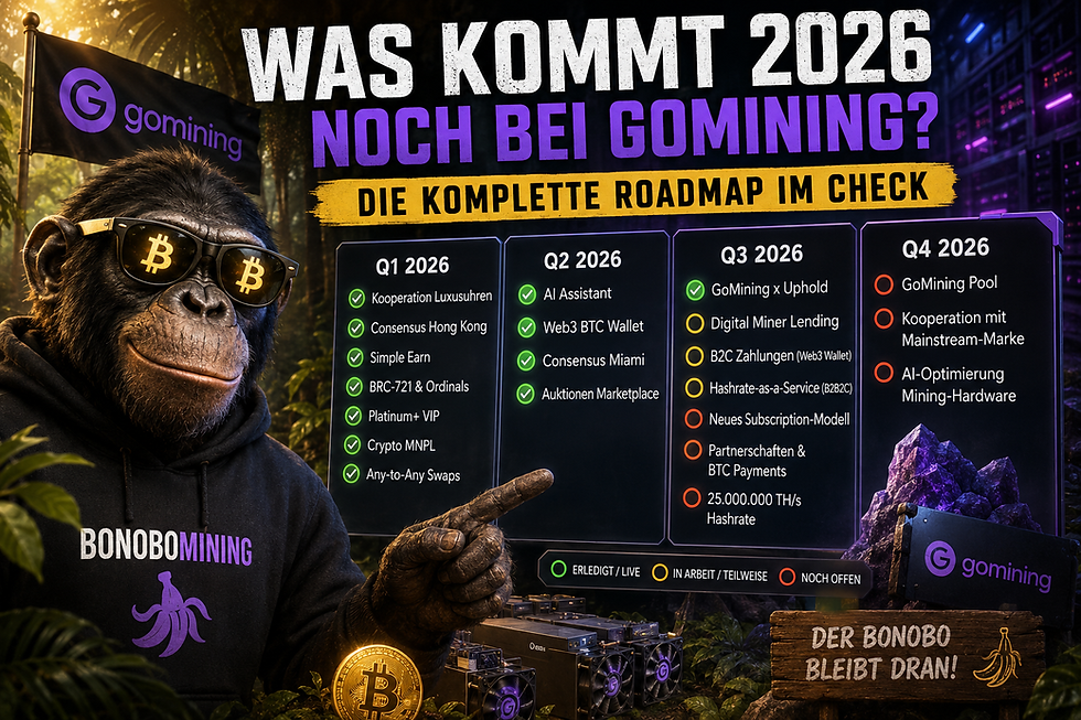 Was kommt 2026 noch bei GoMining? Die komplette Roadmap im Check