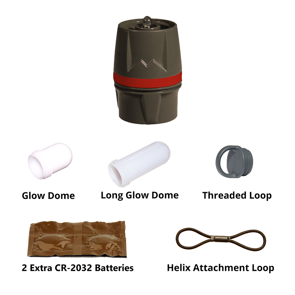 Thumbnail: Multi-Lux LED Head Military Light Kit - Visible Light Options