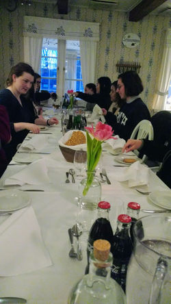 Dinner en route to Göteborg (I)