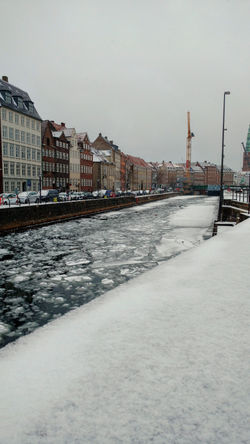 Even the canal froze over