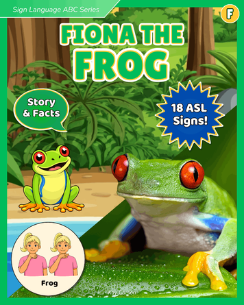 Sign language ABC series: Fiona the frog