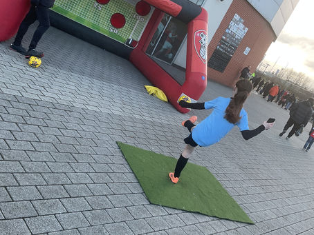 RUFC half time game… WIN!