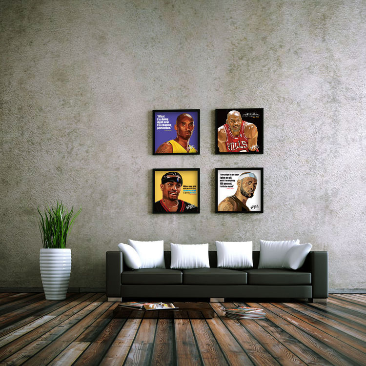 縮圖：普普風掛畫+造型鑰匙圈