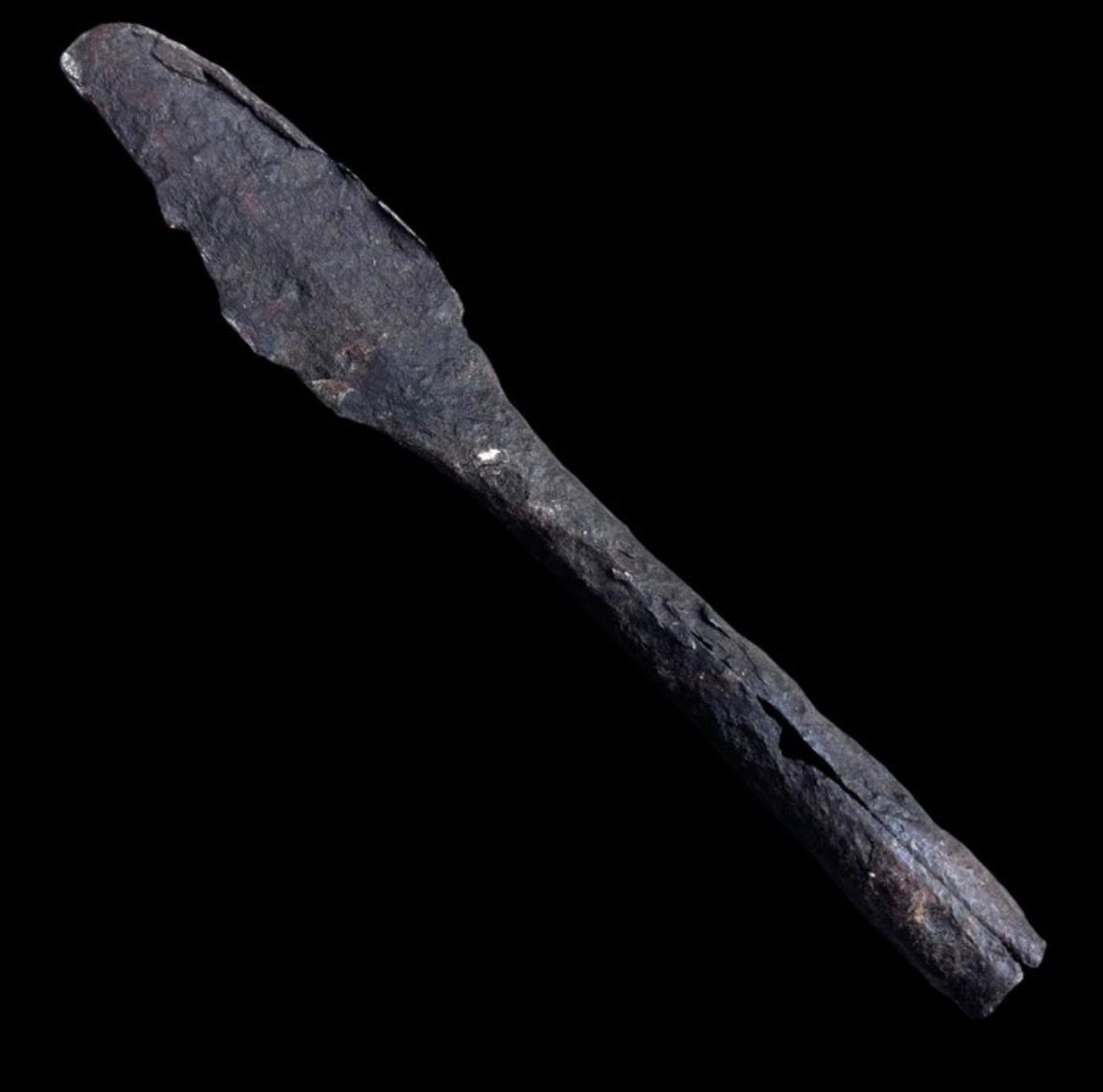 Ancient Roman Empire Iron Legionary Spearhead (Lancea) – 21.2 cm