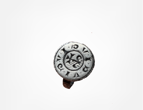 Medieval Silver Signet Ring -WEARABLE