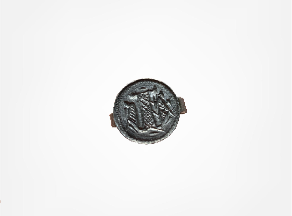 Medieval Silver Signet Ring -WEARABLE
