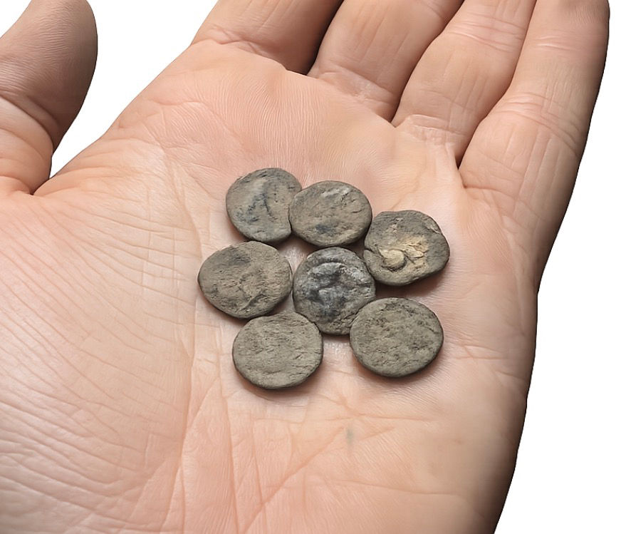 Uncleaned Celtic Coin- Danube Region approx 1-4century BC