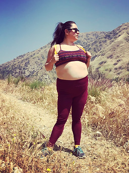 Gloria De Leon, hiking, Verdugo Mountains