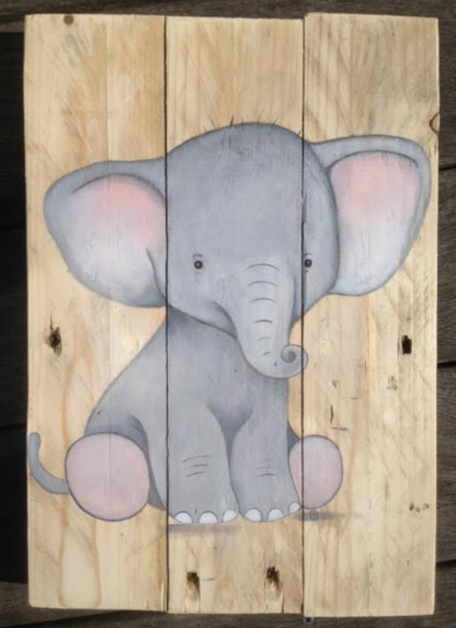 Eléphant assis