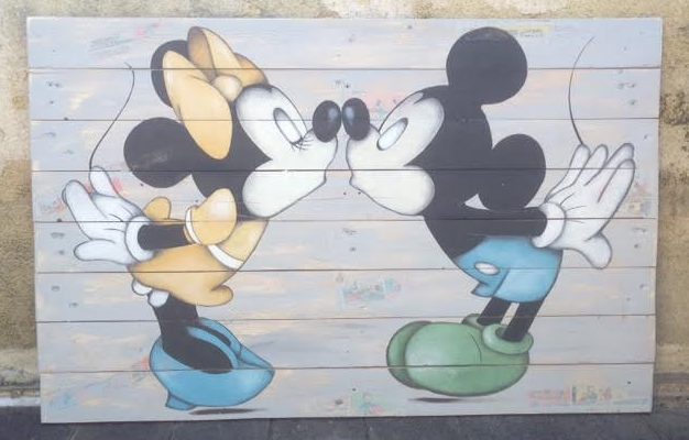 Mickey Minnie le baiser