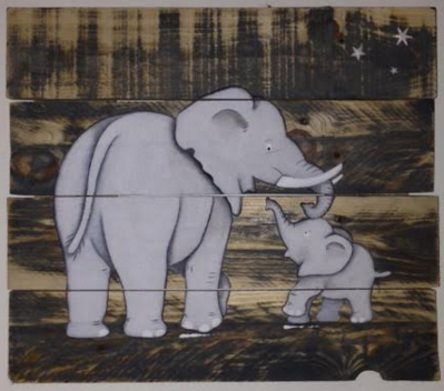 Eléphant et son bébé