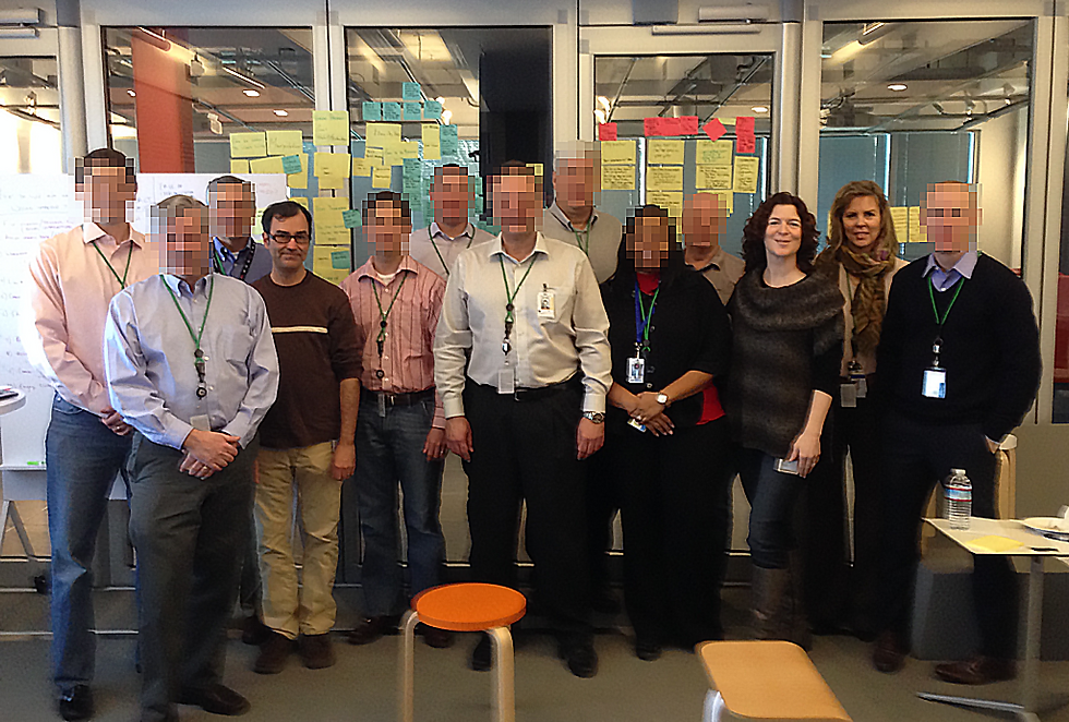 Workshop attendee group shot