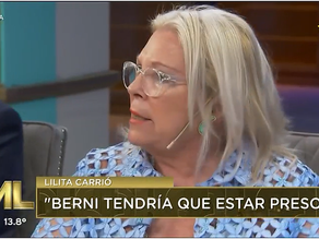 “No hace nada y solo anda en helicóptero”, Elisa Carrió destrozó a Berni en lo de Mirtha Legrand