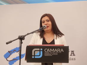 89° ANIVERSARIO DE LA CÁMARA DE COMERCIO DE ALVEAR: Romina Arrejín