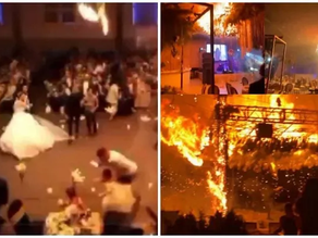 Videos: al menos 114 muertos y más de 500 heridos por un incendio en un casamiento