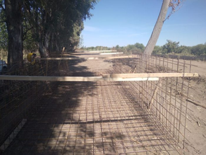 La construcción del reservorio regulador de riego en el canal Bosch avanza a paso firme