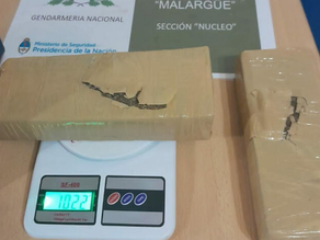 Encontraron más de dos kilos de marihuana en un micro de la terminal de Mendoza