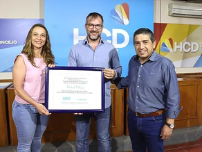 Reconocimiento del H.C.D. a Nahuel Villegas