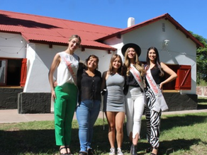 Las candidatas al cetro departamental continúan recorriendo los atractivos turísticos de Alvear