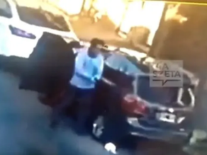 (Video) Impactante video: asesinó a un ladrón, estacionó el auto y se fue a trabajar