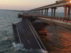 Al menos tres muertos dejó la explosión del puente que unía Crimea y Rusia