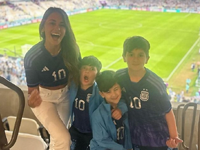 El video viral de Antonela Roccuzzo parafraseando a Messi: "¿Qué mirás...?"