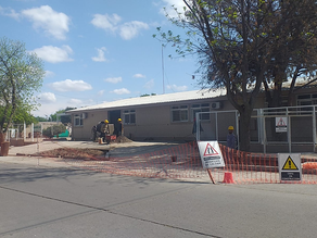 Ya supera el 50%, el avance en la obra del Hospital Enfermeros Argentinos