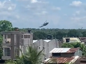 Video impactante: así cayó un helicóptero militar en Colombia