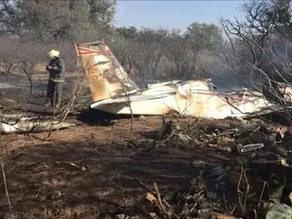 Se accidentó una avioneta en San Luis, hay 3 personas en estado crítico