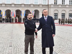 Las sentidas palabras de Volodímir Zelenski en su primera visita oficial a Polonia