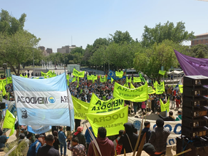 Los videos de la nueva marcha minera en pleno centro de Mendoza