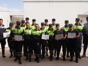 17 Policías de Tránsito Municipal completaron el curso de Manejo Defensivo.